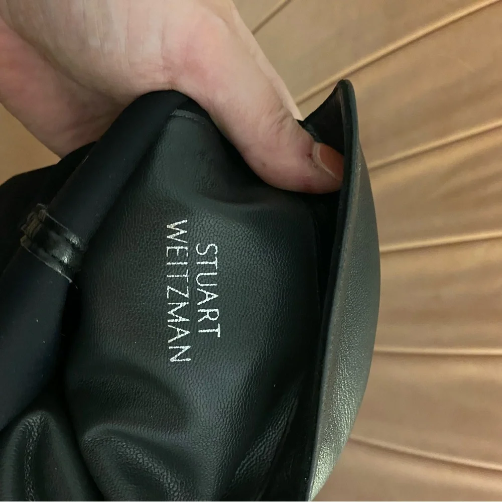 Stuart weitzman black 5050 over the knees boots Napa leather - Picture 3 of 7